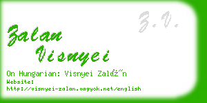 zalan visnyei business card